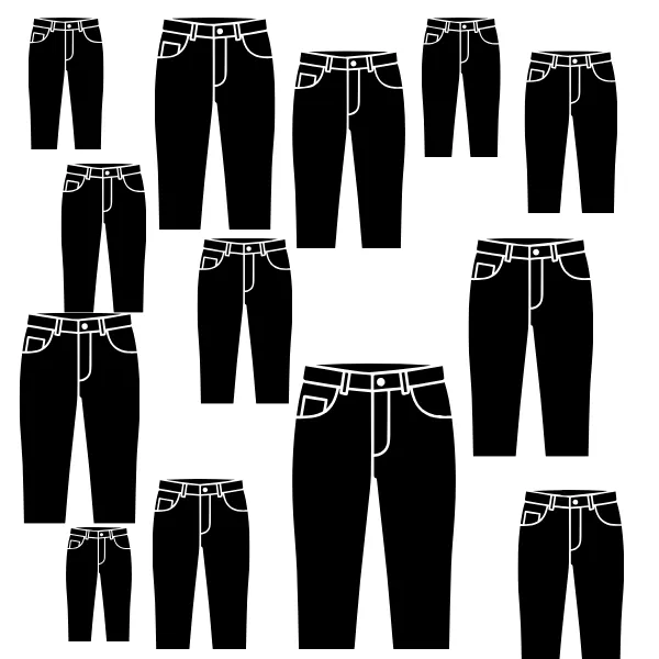 黒いズボンが12本あった話